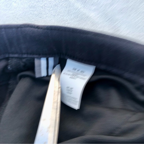 Haggar Slim Straight Black Pants - Mens 38 x 30 Stretch - Picture 3 of 9